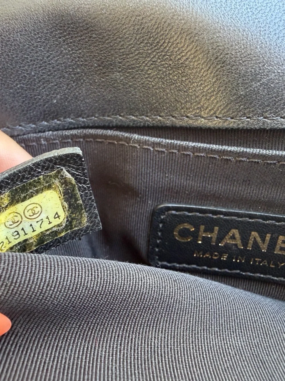 Chanel Crest Boy Flap Bag Quilted Lambskin New Medium